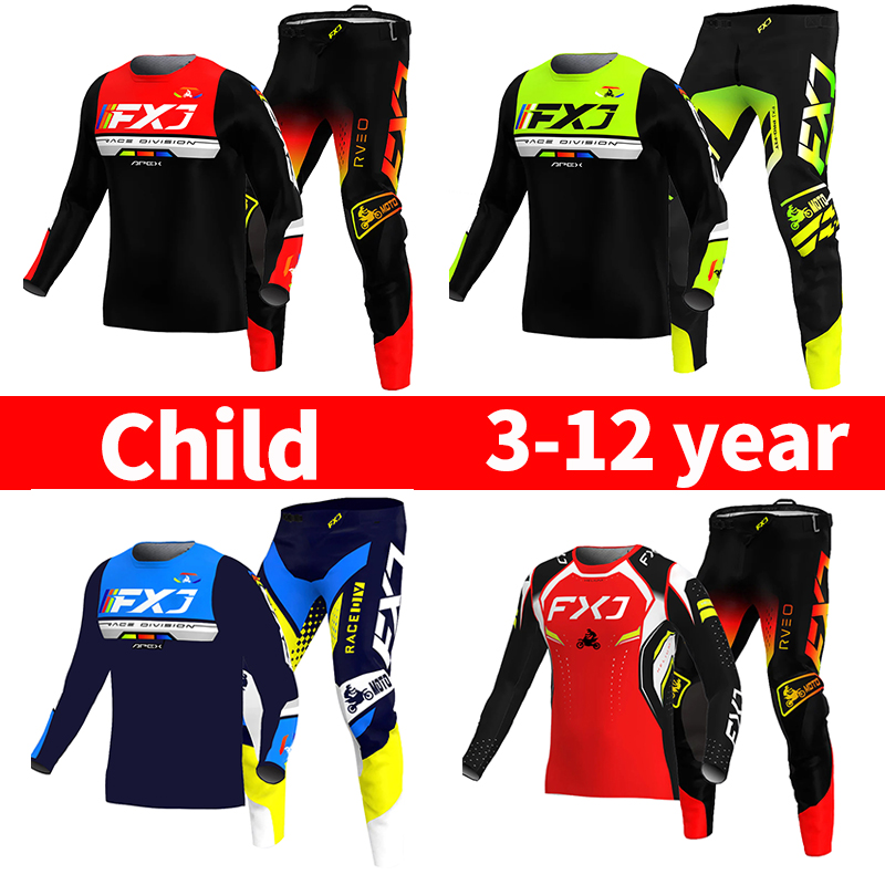 Motorcycle Gear Youth - Motokros çocuk seti Motosiklet forması ve
