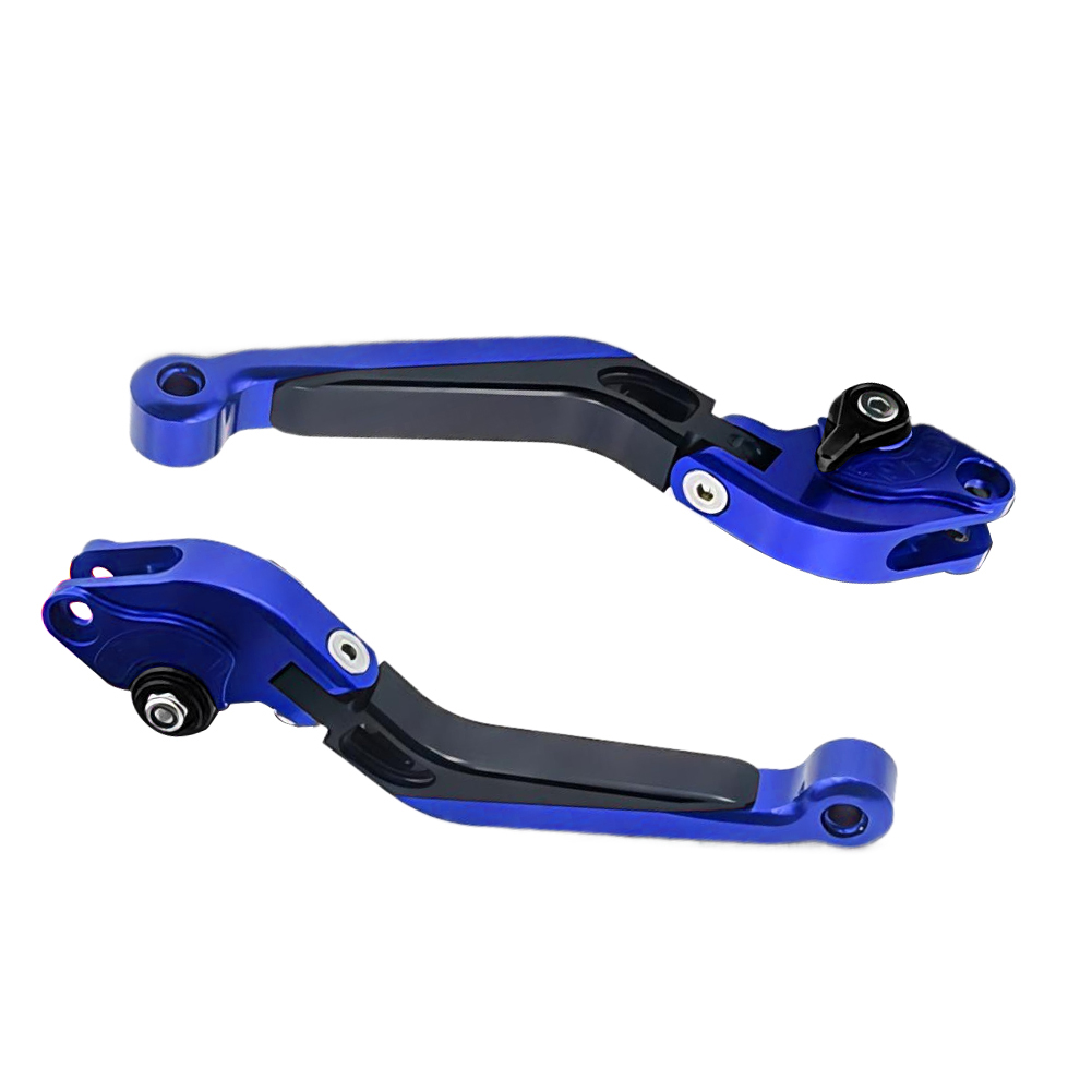 Motorcycle Gear Blue - 1 Çift Motosiklet Fren Debriyaj Kolu