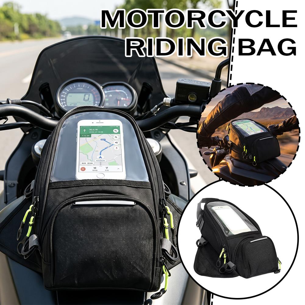 Motorcycle Gear Backpack - Motosiklet Sürüş Tank Çantası, Dokunmatik Telefon