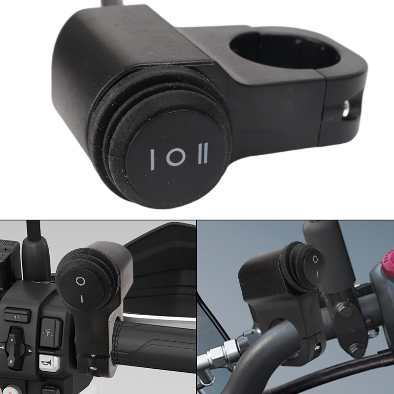Motorcycle Gear Icon - Motosiklet Işık Anahtarı Su Geçirmez Gidon