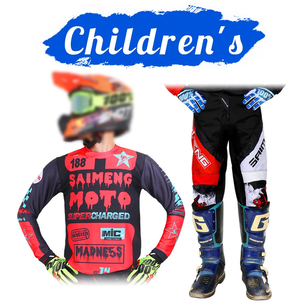 Motorcycle Gear Youth - Çocuklar için motokros dişli seti Dirt