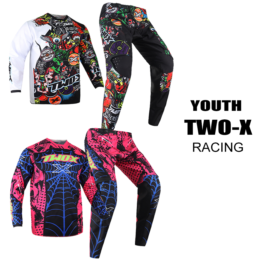 Motorcycle Gear Youth - Two-X Gençlik Podium Motocross Kitleri Vites