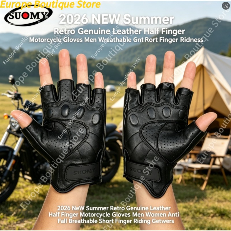 Retro yarım parmak motosiklet  - Motorcycle Gear For Woman incelemesi ve fiyatı