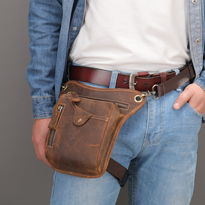 Vintage erkekler bel fanny pak - Motorcycle Gear Backpack incelemesi ve fiyatı