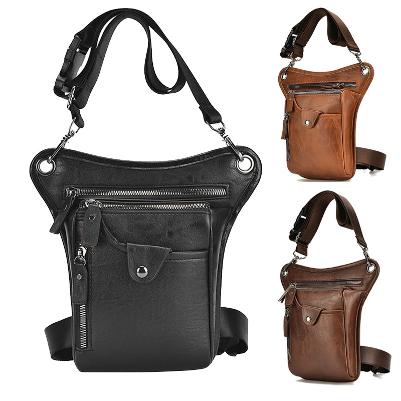 Vintage erkekler bel fanny pak - Motorcycle Gear Backpack incelemesi ve fiyatı