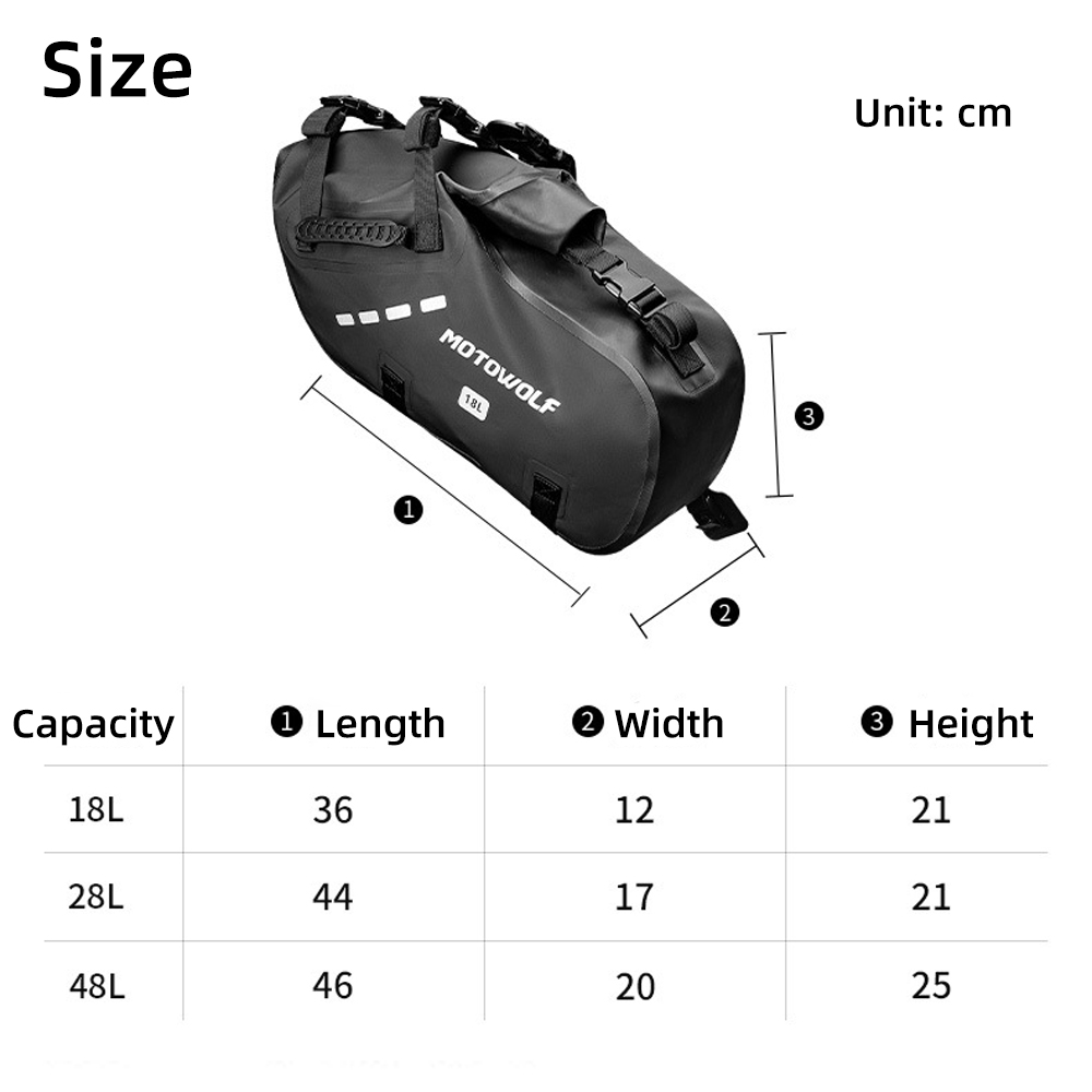Su geçirmez Motosiklet Eyer Ça - Motorcycle Gear Backpack incelemesi ve fiyatı